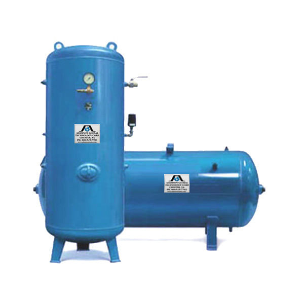 Blue Industrial Air Receiver Tank