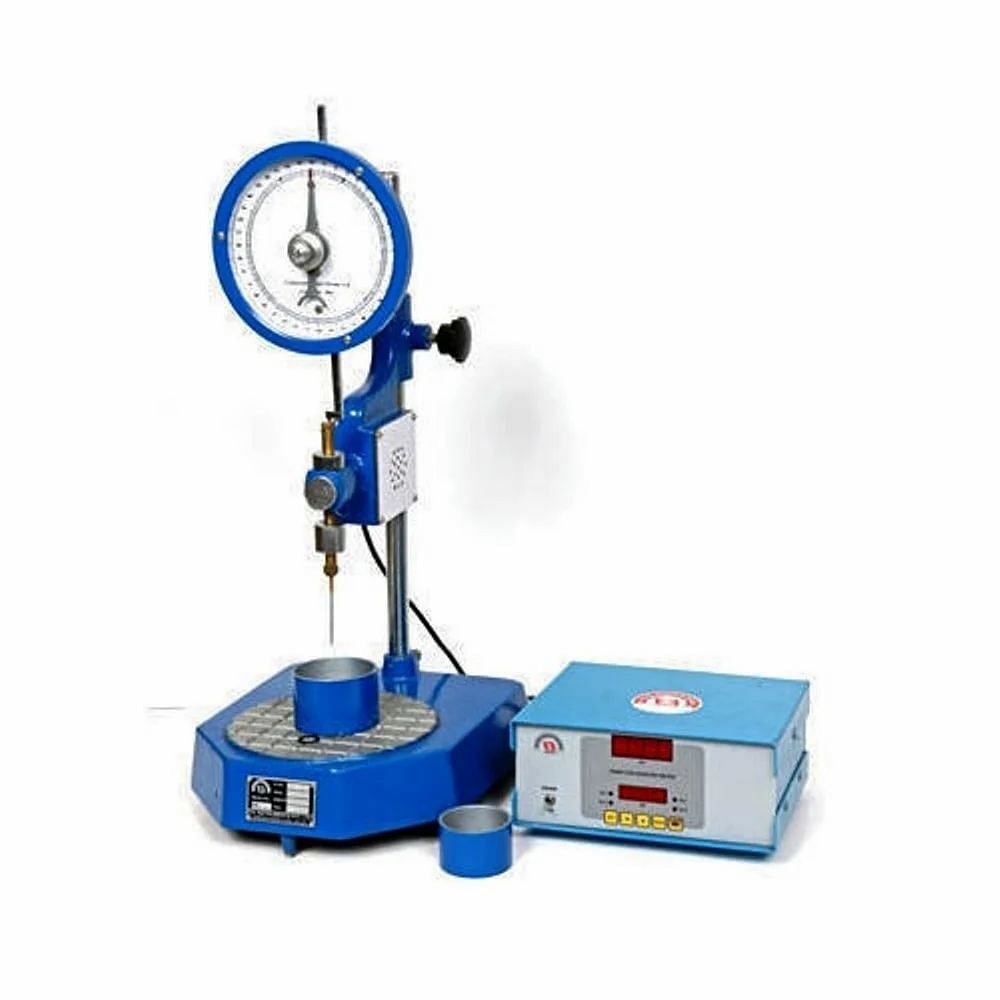 Blue Mild Steel Electrically Operated Bitumen Penetrometer