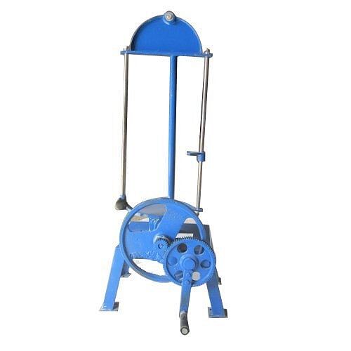 Blue Mild Steel Sieve Shaker Hand Operated