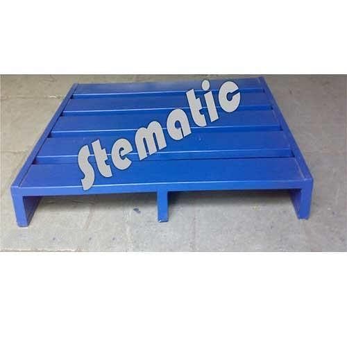 Blue MS Industrial Metal Pallets, Dimension/Size: 1300*1300*125mm, Capacity: 500-2000 Kg