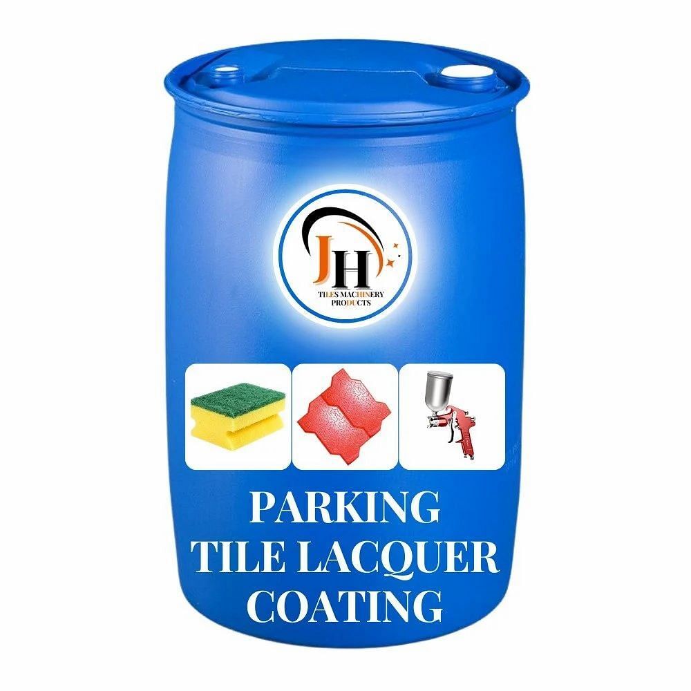 Blue Parking Tile Lacqucer Coating