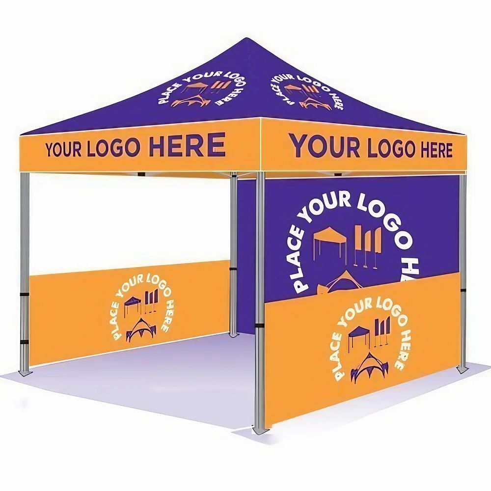 Blue Printed Promotional Canopy, For Standard