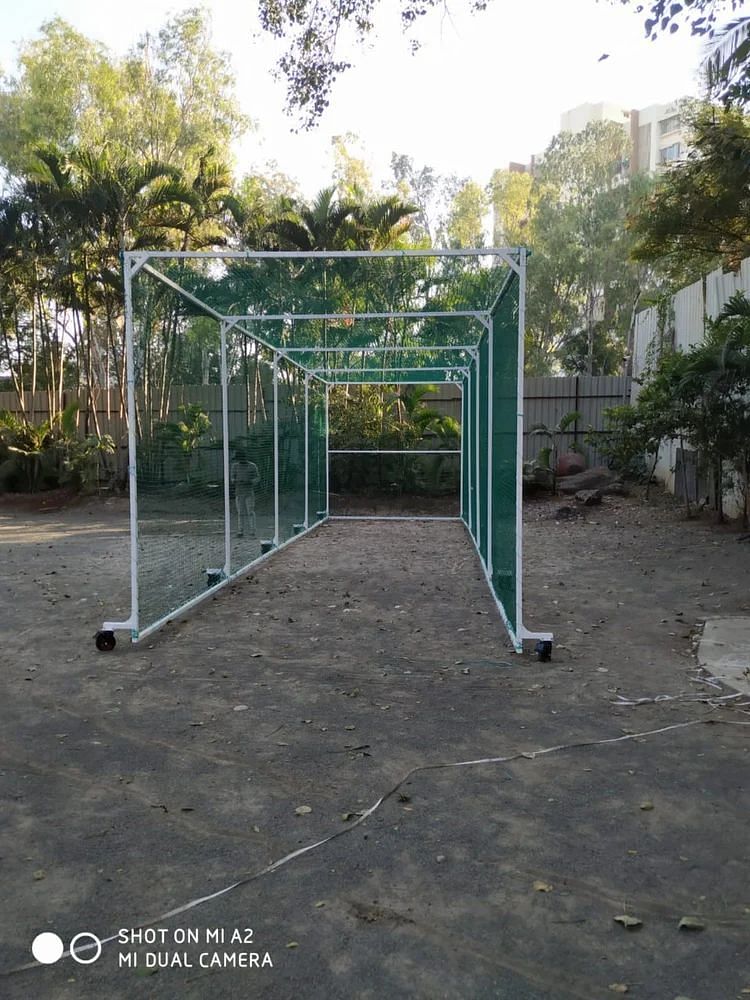 Blue Professional Steel Cricket Cage