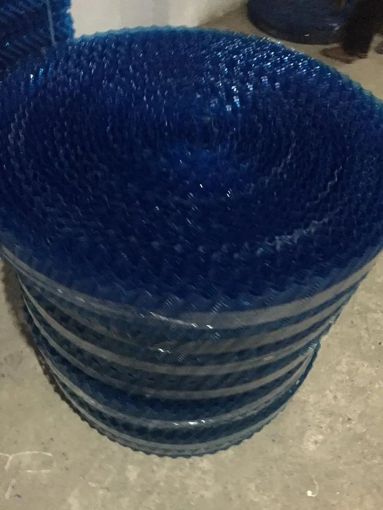 Blue PVC Cooling Tower Round Drift Eliminator