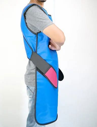 Blue Skirt Vest Lead Apron