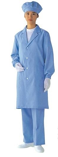 Blue Sky Polyester Anti Static Cleanroom Workwear