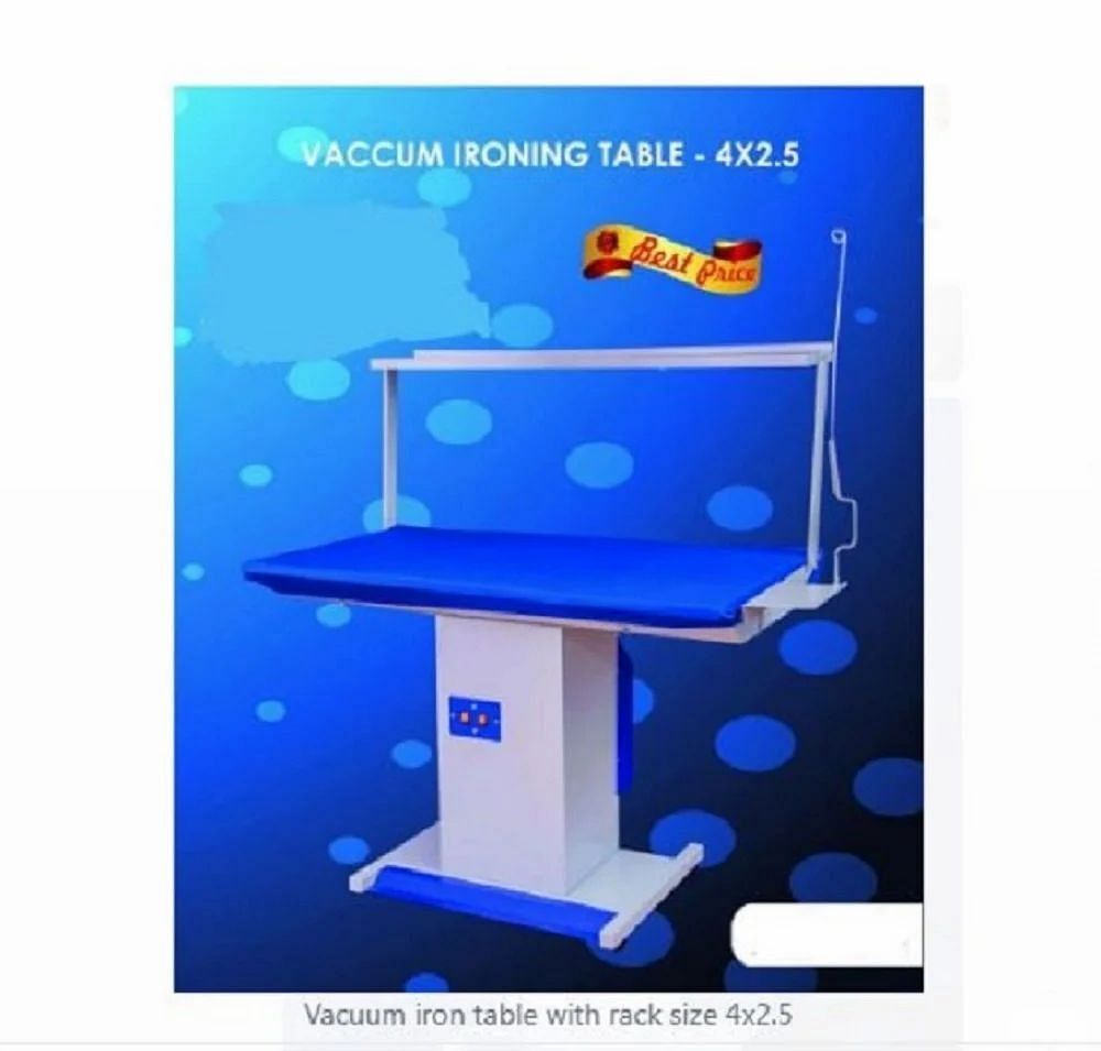 Blue Vacuum Iron Table, For Ironing For Garments, Size: 5x4