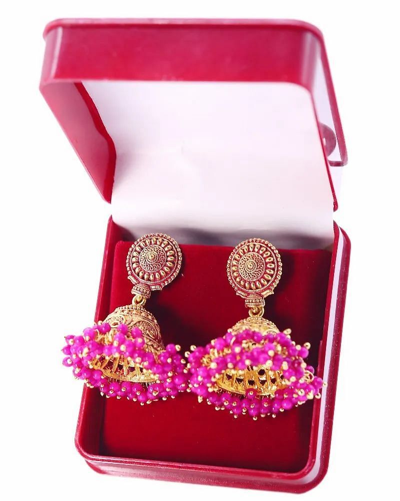 Brass Jhumki, Weight: 30gm