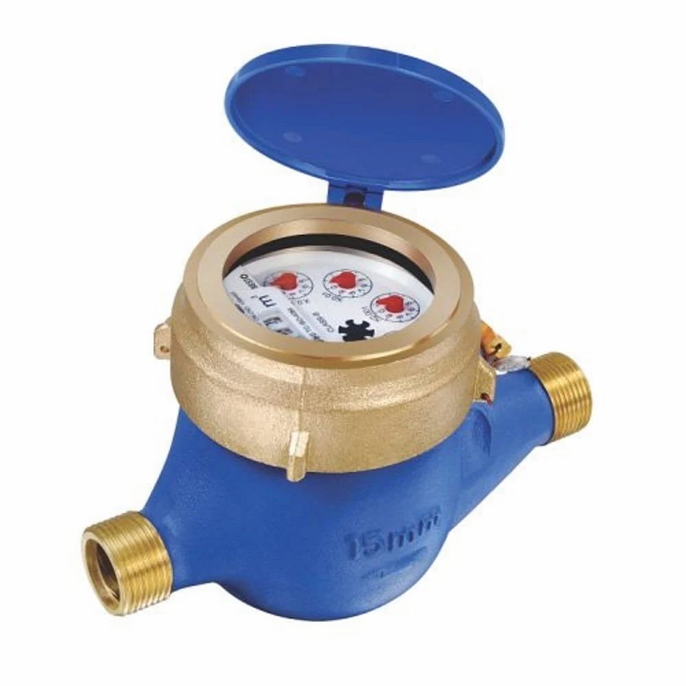 Brass Residential Water Meter Kranti Make Besto Series, Size: 0.5 - 2 Inch