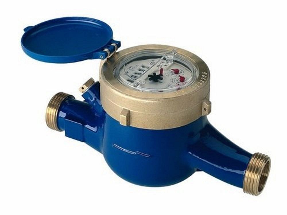 Brass Water Flow Meter, Size: 0.5 - 2 Inch