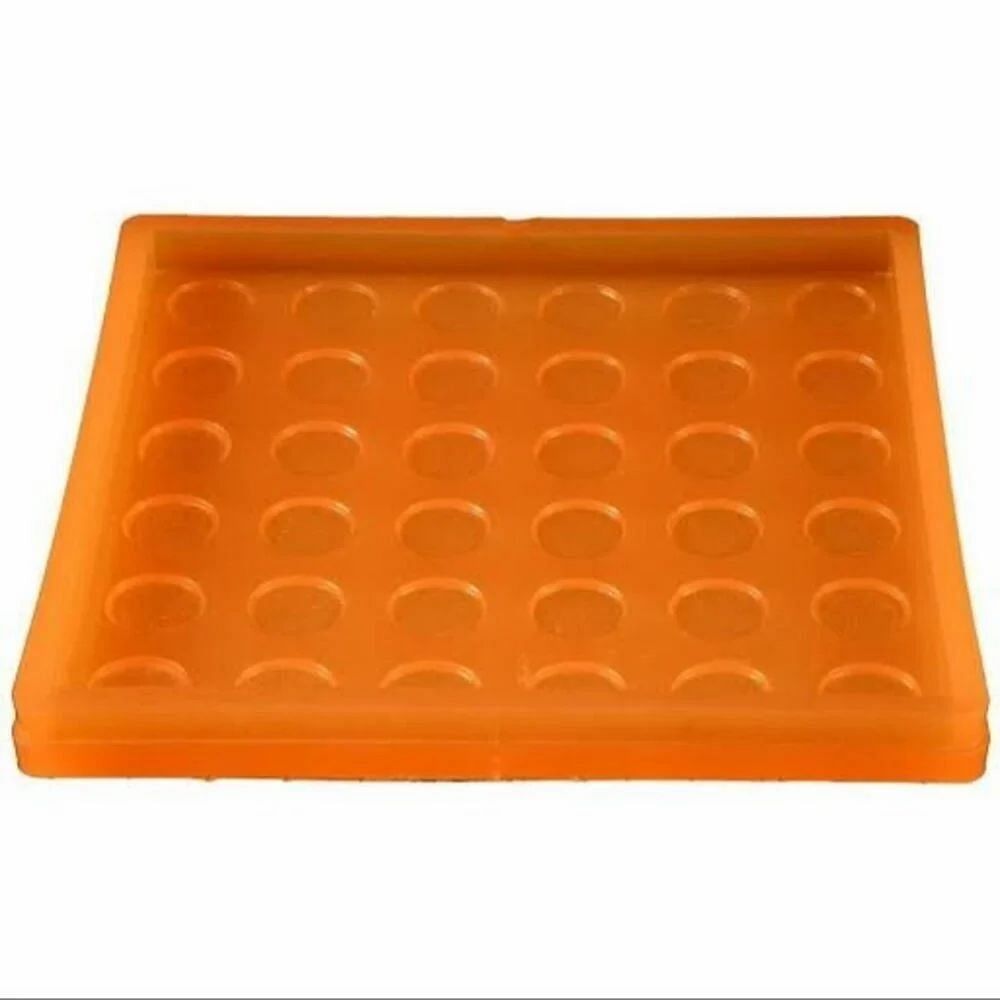 Brick Shaped Designer Tile Pvc Rubber Mould, For Industrial, Plain