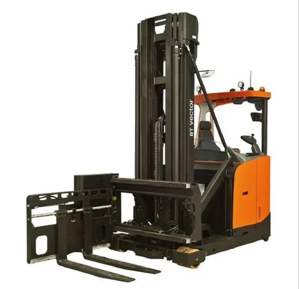 BT TOYOTA VNA Reach Truck (Very Narrow Aisle Truck), For Industrial, Side Loader