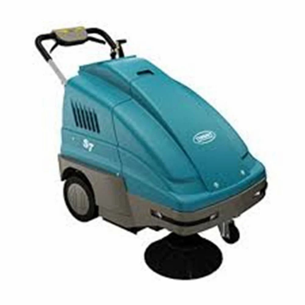 Buidcon Mild Steel Walk Behind Floor Sweeper Scrubber, for Commercial use, Battery