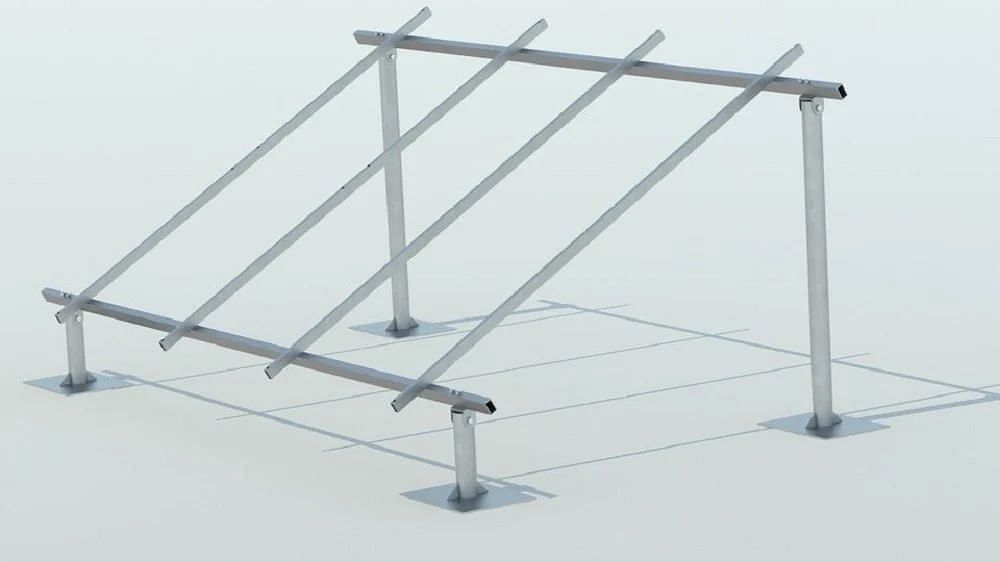 C Channel 5Kw Mounting GI Structure