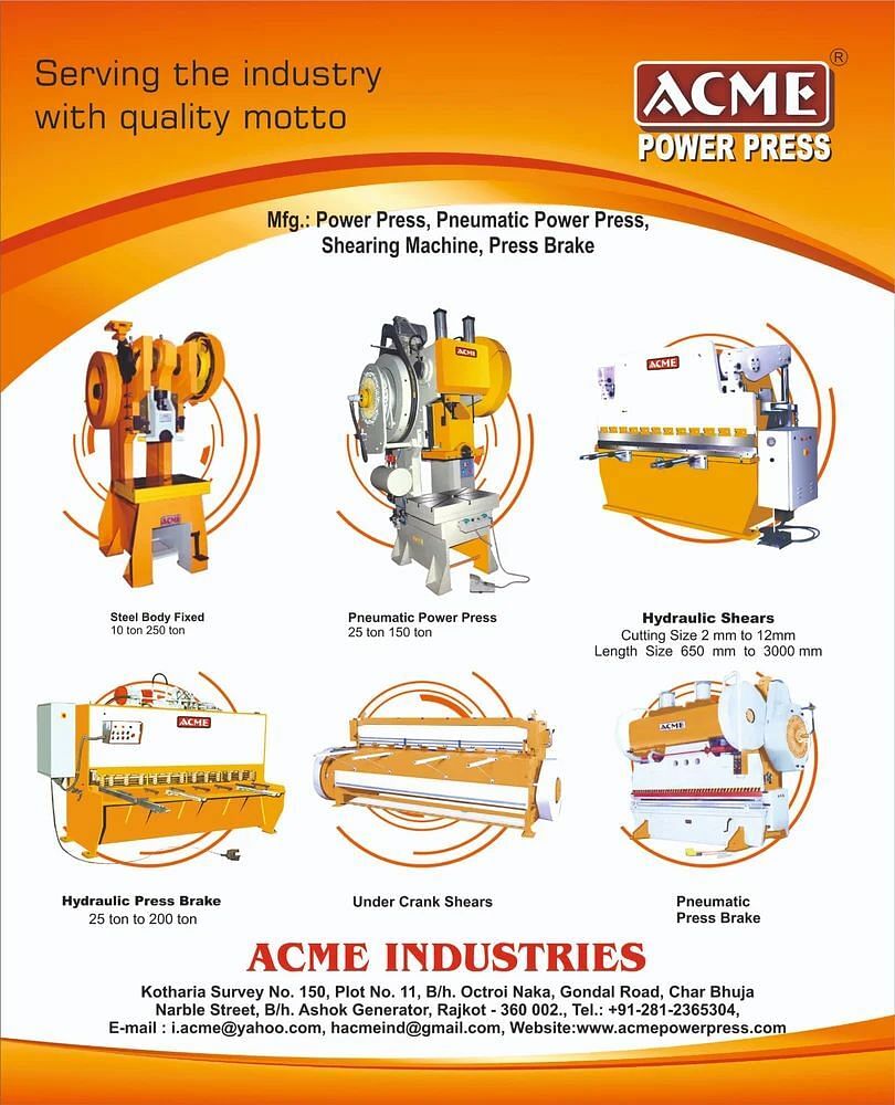 C Frame Press Machine