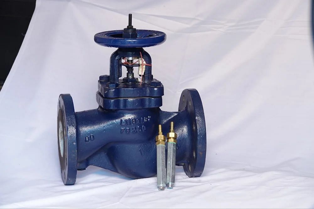 C I & Brass High Pressure Advance Make Flanged Balancing Valve, For Industrial, Size: 2 "" To 8""