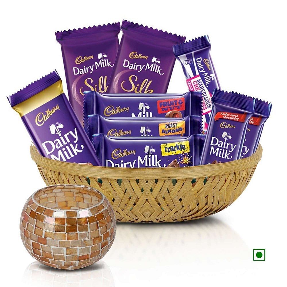 Cadbury Assorted Chocolates Diwali Tokri - 361 gram