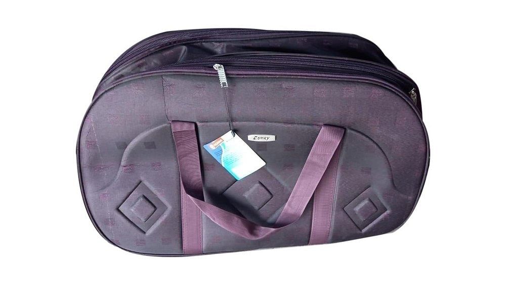 Camry Matty Purple Travel Duffle Bag, For Luggage, Size/Dimension: 20x24 Inch