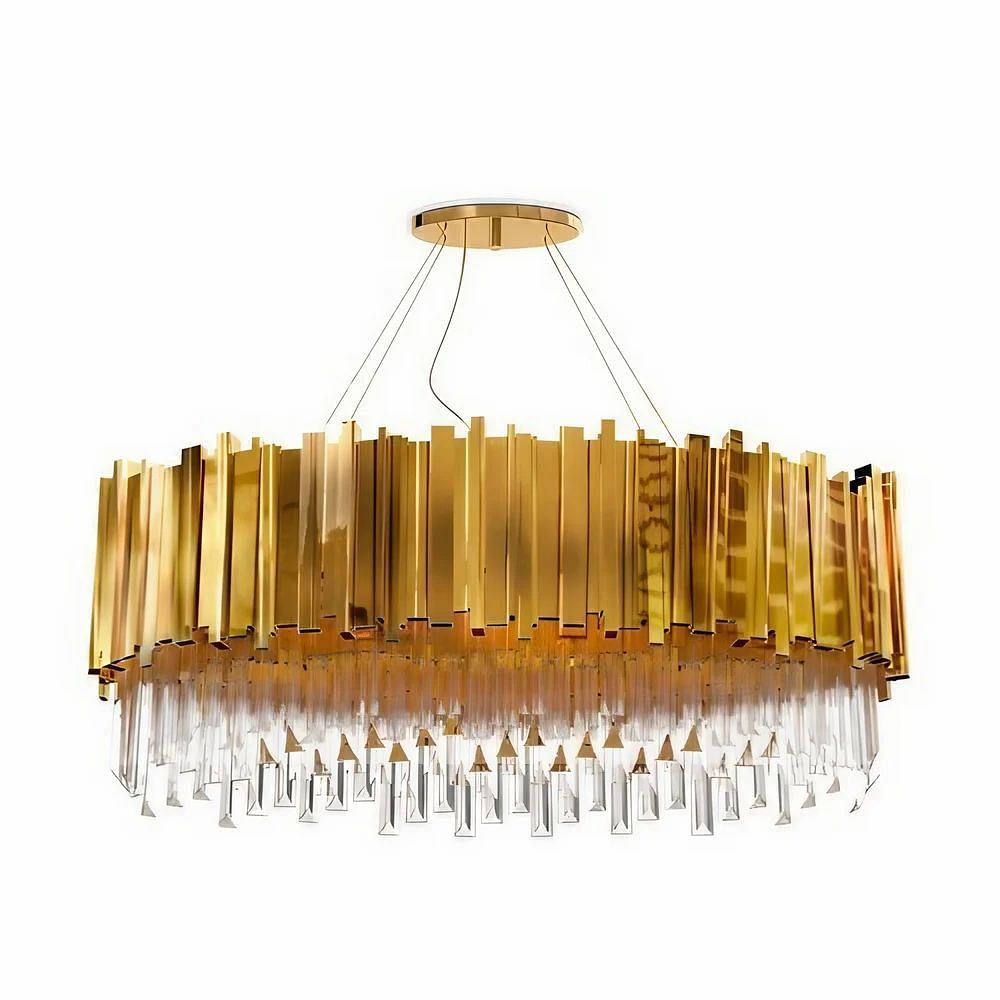 Candle-Style LED Designer Glass Chandeliers, Model Name/Number: 278