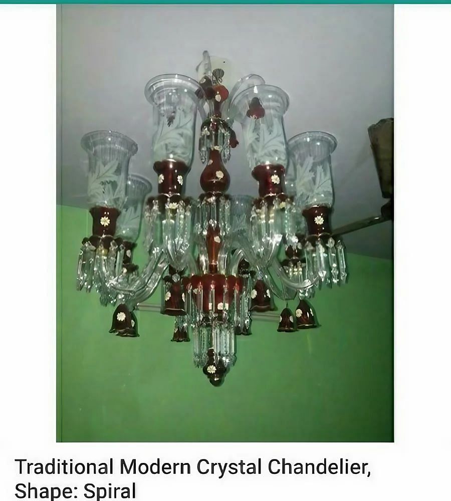 Candle-Style LED Glass Chandeliers, Model Name/Number: 271