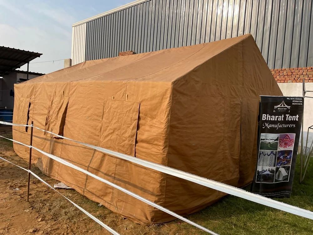 Canvas Medical Camp Tent, For Temporary Shelter