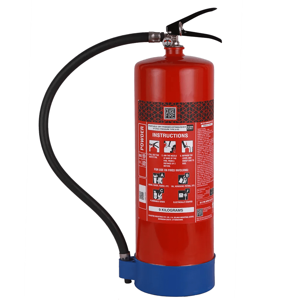 Carbon Steel A B C Dry Powder Type Fire Extinguisher, Capacity: 2Kg