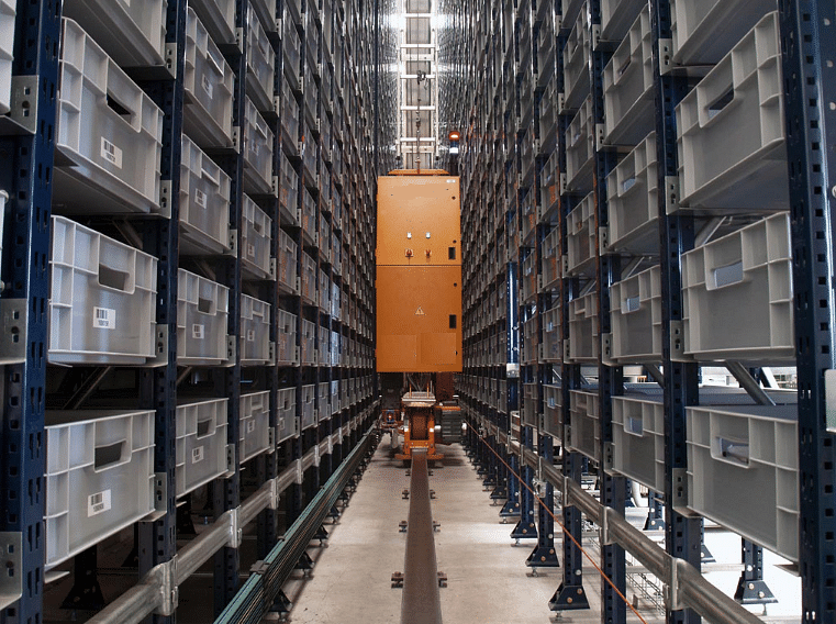 Carbon Steel Warehouses Automated Material Storage System