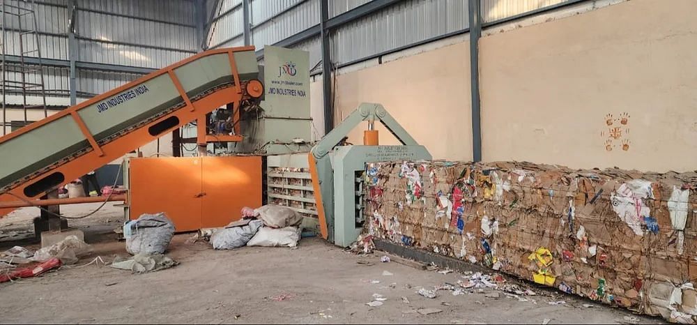 Cardboard Hydraulic Scrap Baling Press