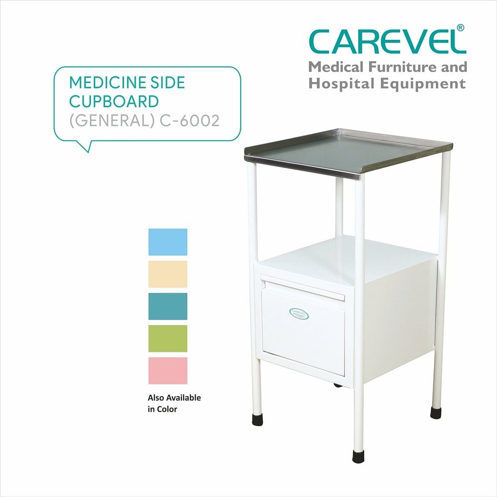 Carevel C 6002 General Medicine Side Cupboard, For Hospitals