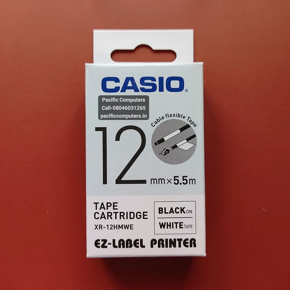 Casio XR-12HMWE Cable Flexible Tape, For Printing Industry