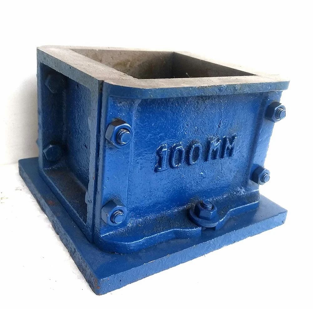 Cast Iron Cube Mould, Size: 100 mm