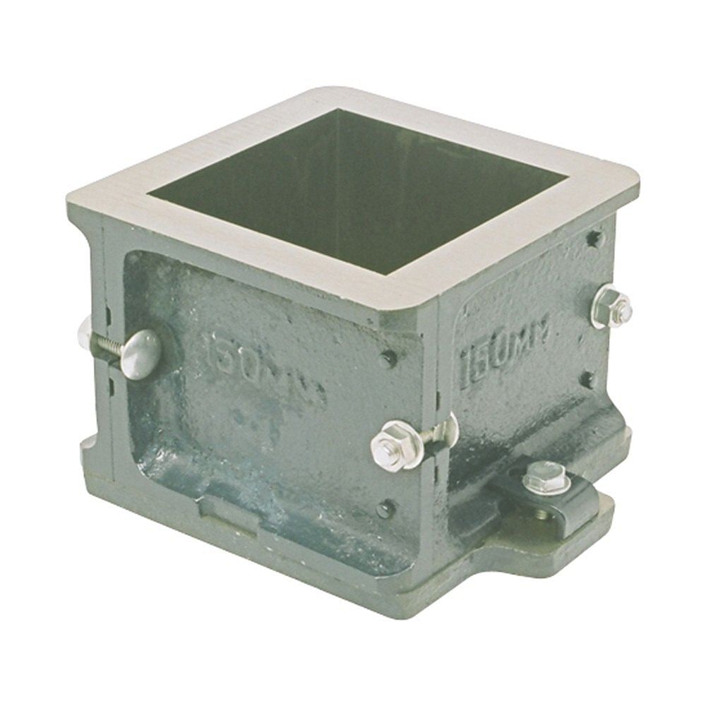 Cast Iron Cube Moulds, Size: 150x150x150mm