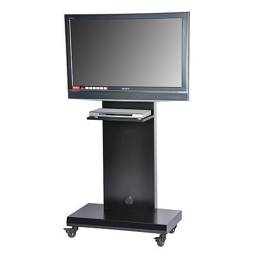 Cast Iron Free Unit Black LED TV Stand, For Home