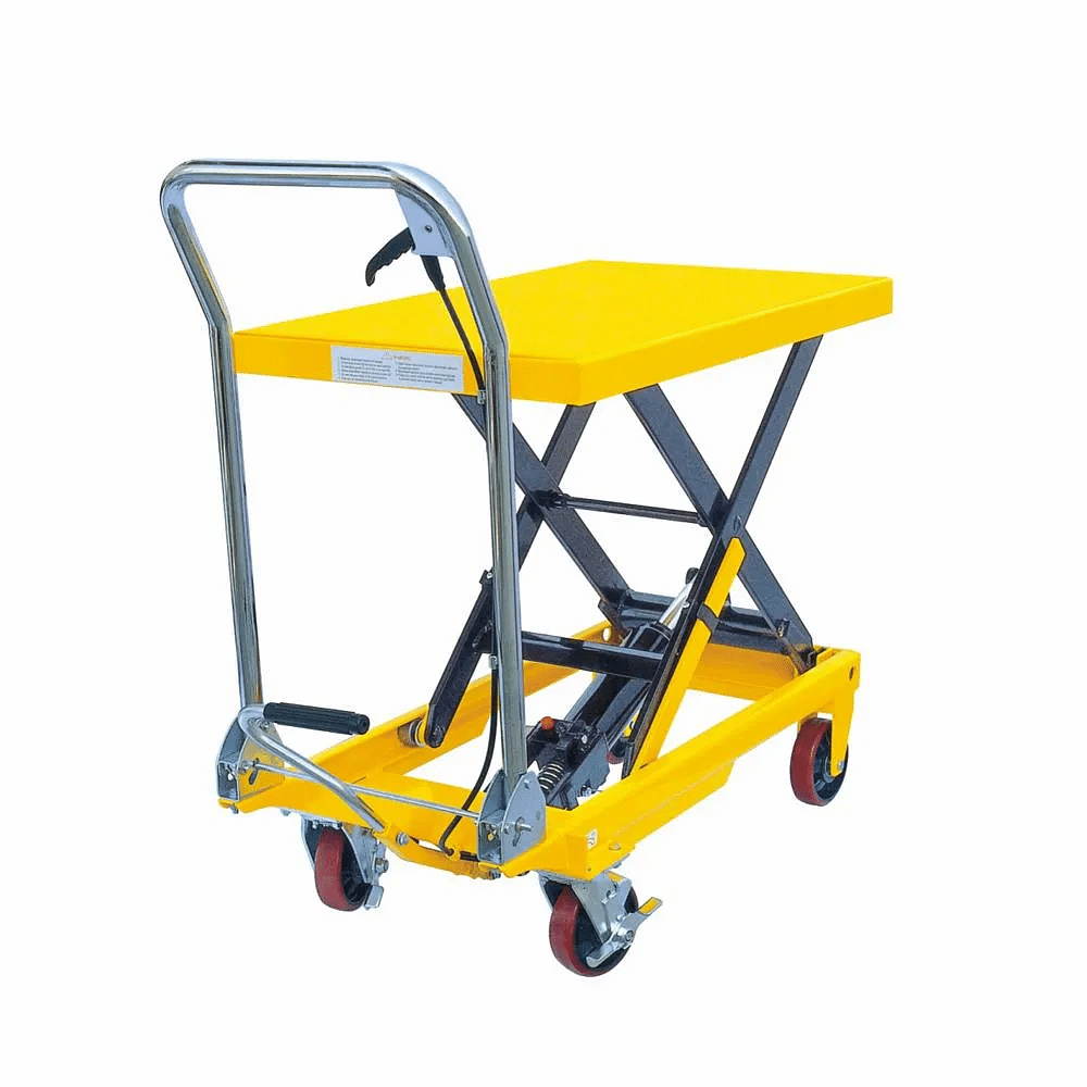 Cast Iron Hydraulic Lift Table Truck, Table Size (feet X feet): 2035x750mm