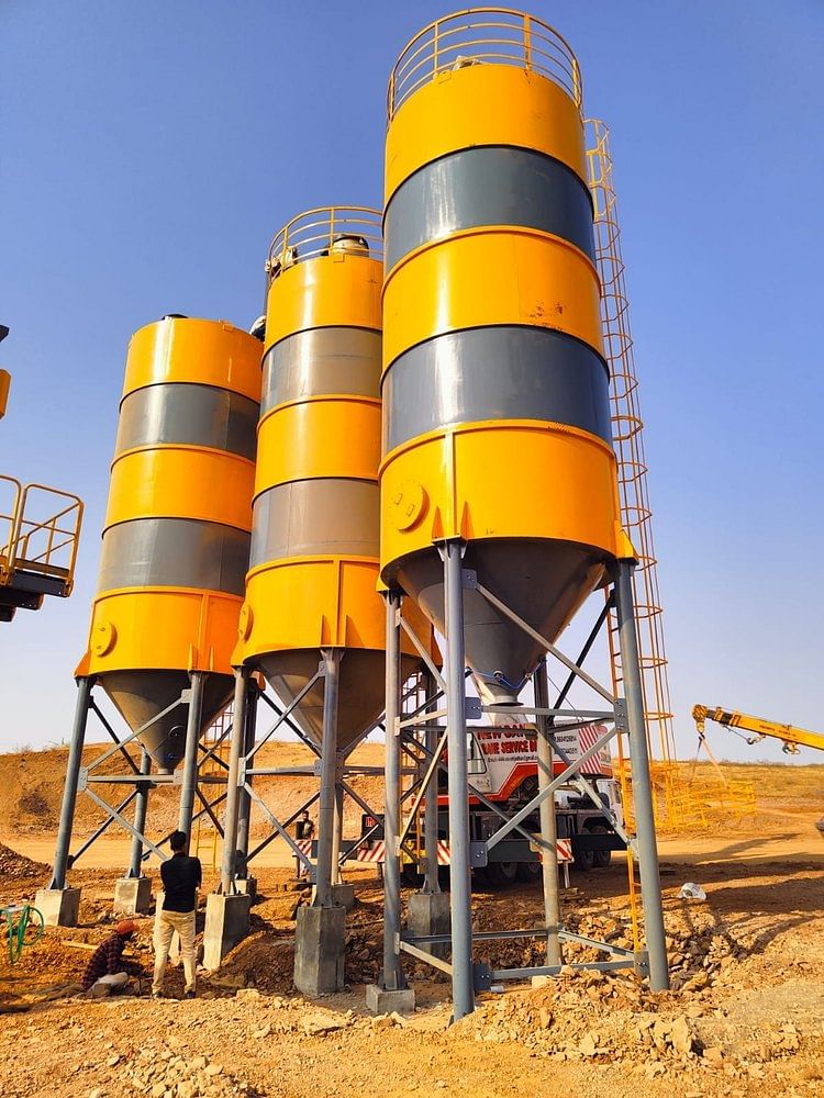 Cement Silo Storage, Size/Dimension: 50 To 500 Tons, Model/Type: Gss