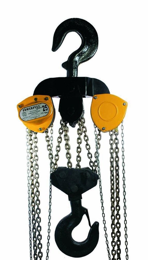 Chain Manual Hoist Model Super-P'' Cap. 20T x 3mtrs Lift