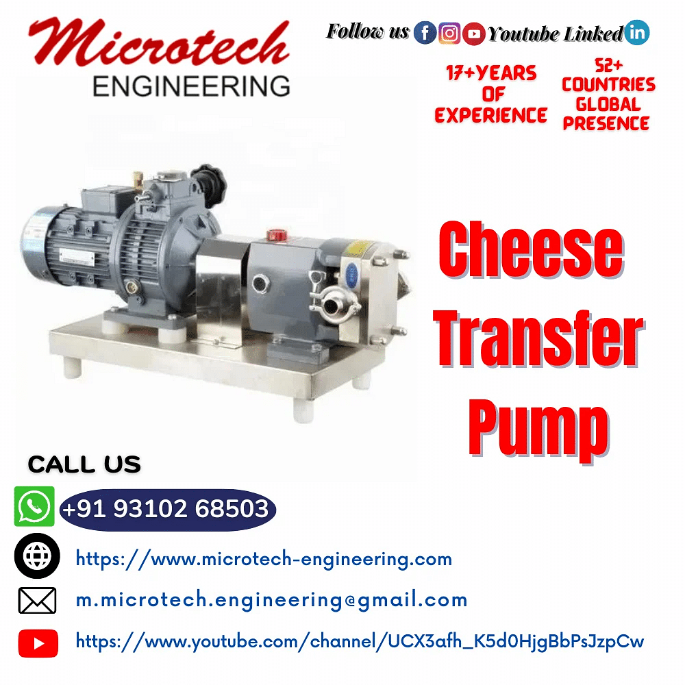 Cheese Transfer Pump