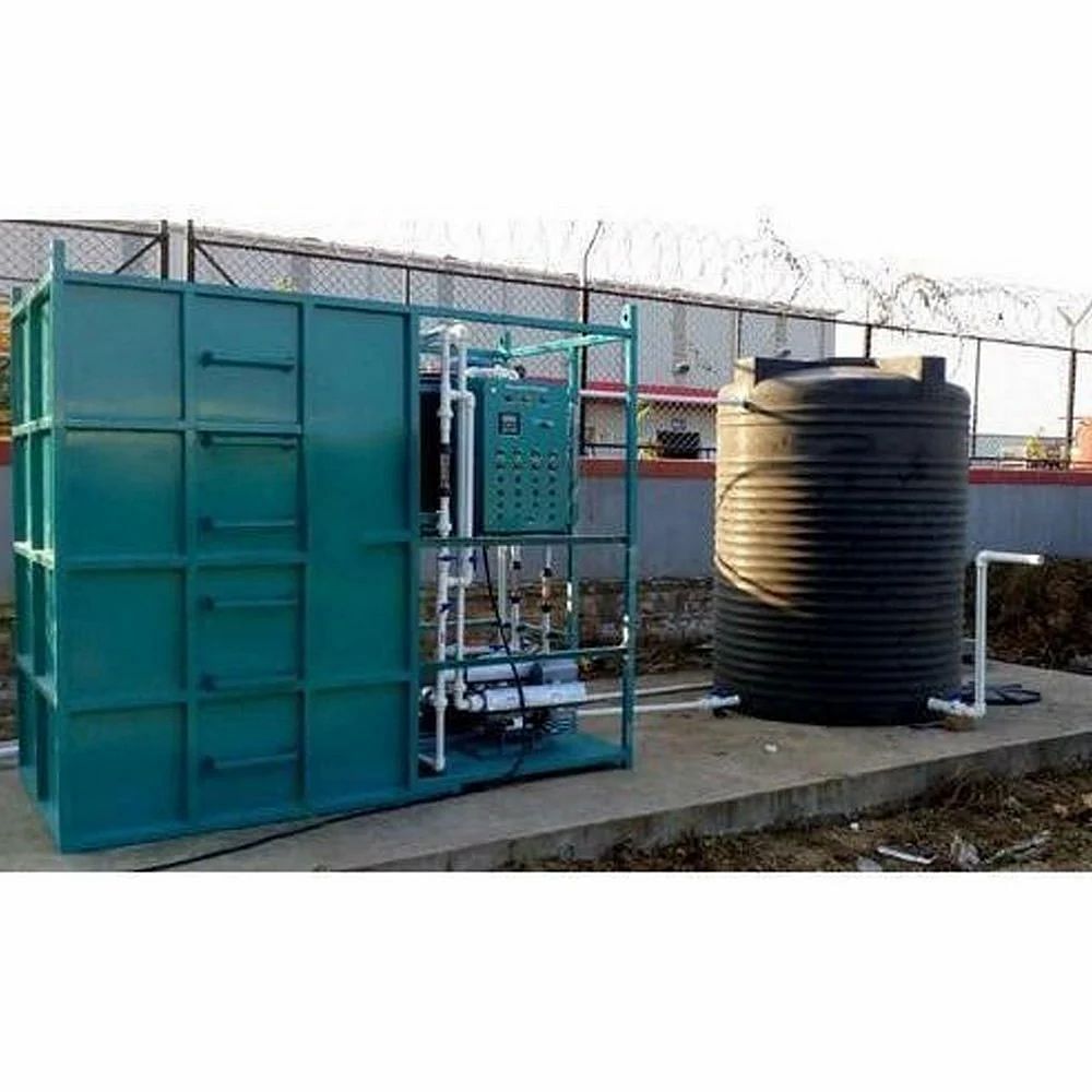 Chemical/Petroleum Industry 0.75 kW Sewage Treatment Plant, 30 KLD