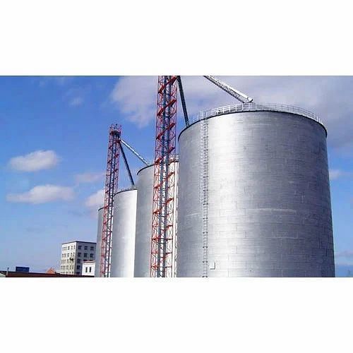 Chemicals 50-100 ton Bins Silos Storage Tanks and Weighing Systems