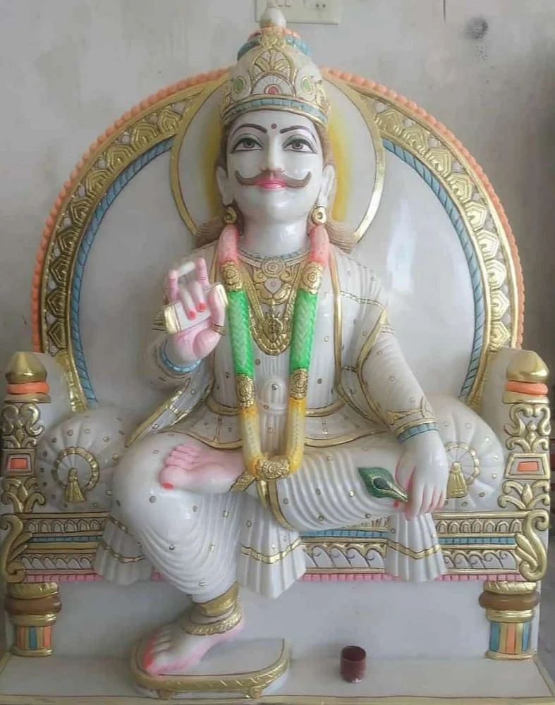 Chitragupt Marble Statue