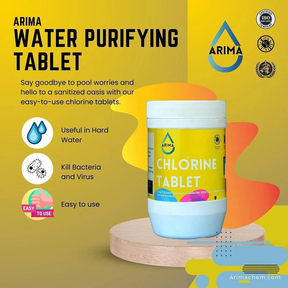 Chlorine Tablet For Water Purification, For Commercial, Packaging Type: Jars