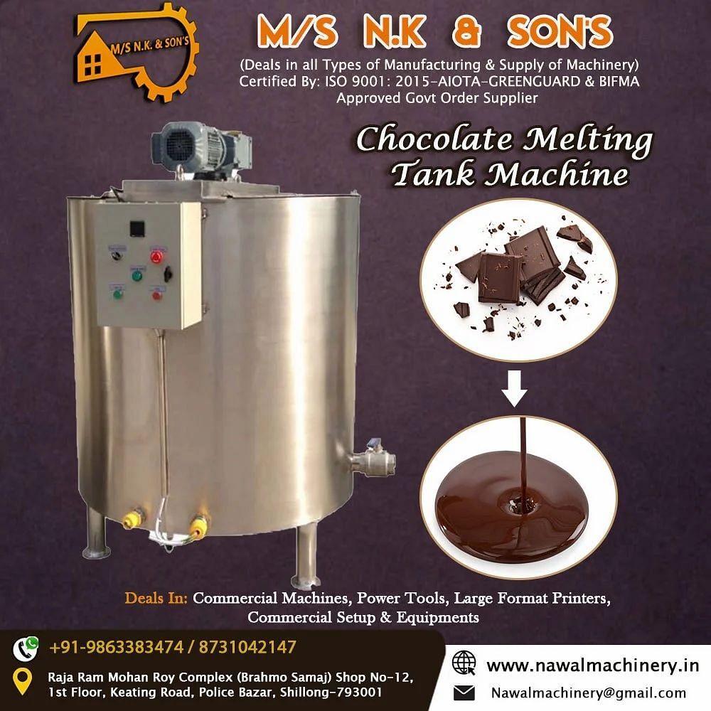 Chocolate Melting Tank Machine