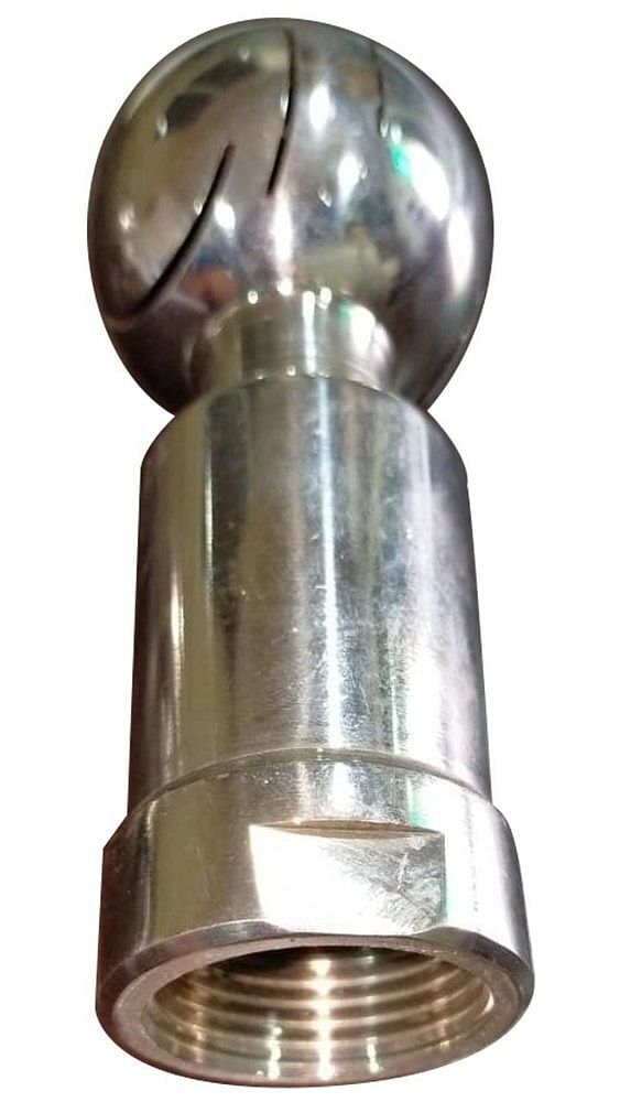 Chrome Plated Cleaning Tank Spray Ball, For Industrial, Size: 2x4inch