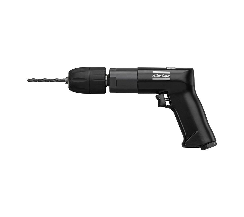 Chuck Capacity: 1.5-10 Atlas Copco PRO Pistol Drill - D2116Q, 10 mm, Air Pressure: 50-100 psi