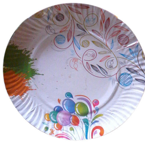 Circular Printed Paper Plate