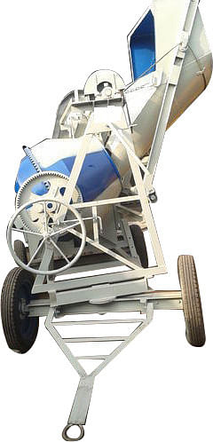 CKE Manual Concrete Mixer Machine with Mechanical Hopper