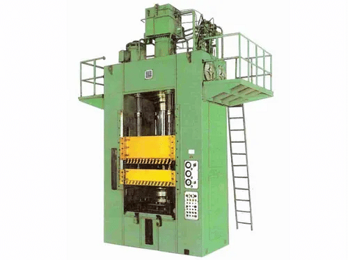 Closed Frame Press With Blank Holder And Ejector