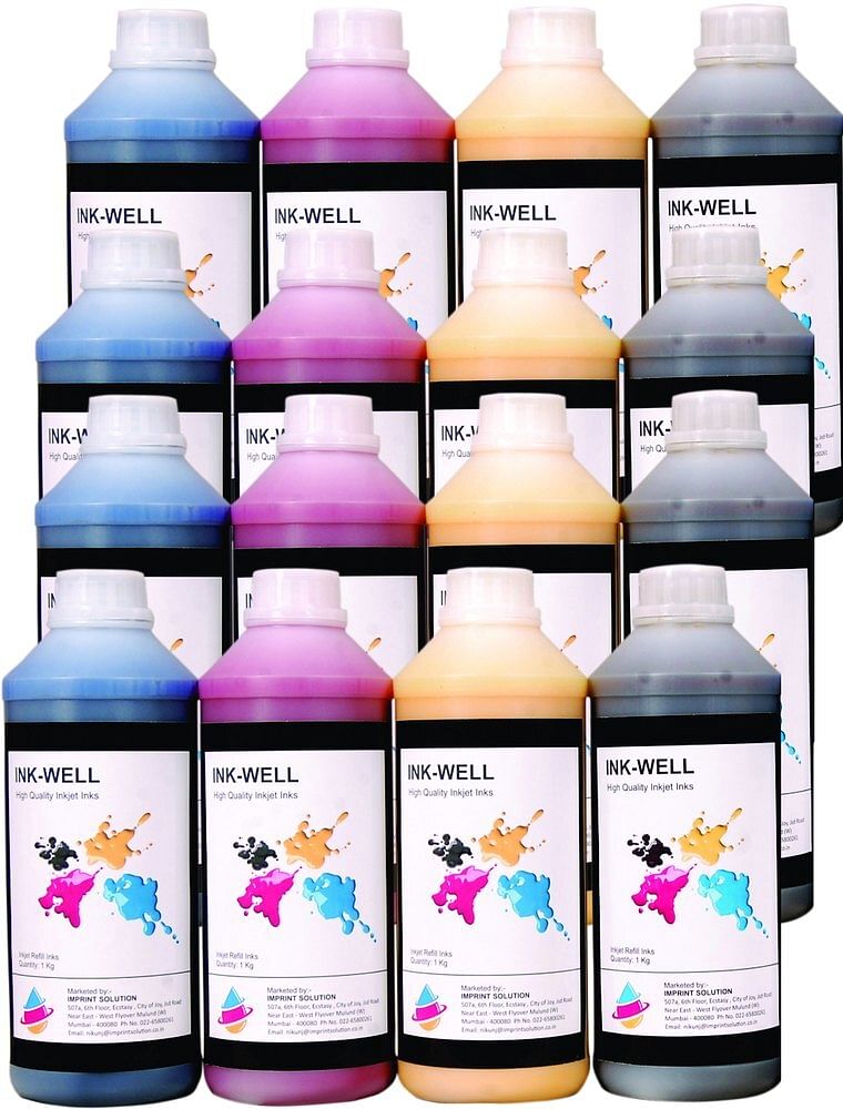 C/m/y/k Ink-Well Inks For Epson LFP Pro 4800, Pack Size: 1kg, Packaging Type: Bottle