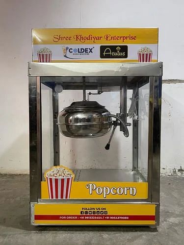 Coldex Ss Popcorn Machine, 75-100, Capacity: 500gm Per Batch