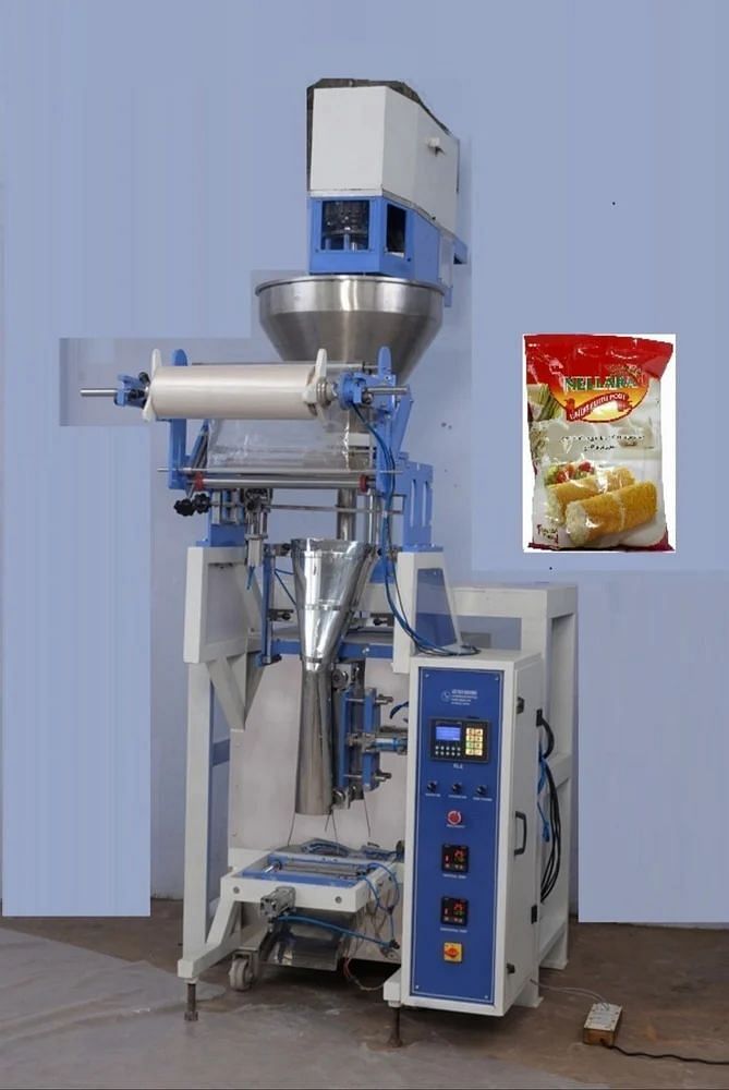 Color Coated Mild Steel Puttu Maavu Packaging Machine, For Industrial, Pouch Capacity: 50-400 gram